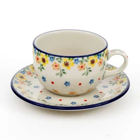 Filiżanka i spodek 768 0,2l <br> 2225X Wiosenny bukiet